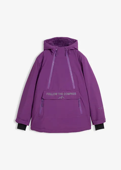 Outdoor jas met fleece voering, waterdicht, bonprix