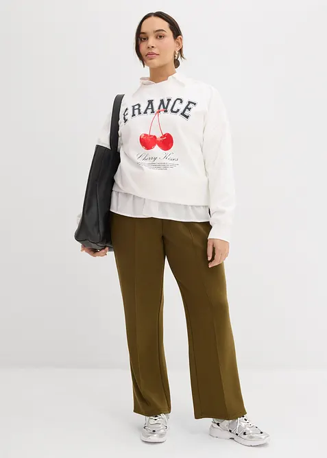 Sweatpants met viscose, bonprix