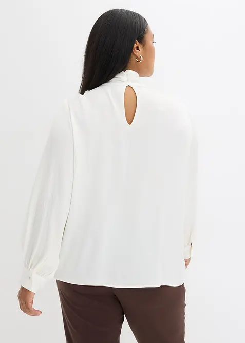 Blouse van soepelvallend satijn, bonprix