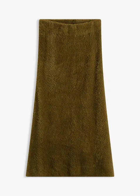 Gebreide rok van zachte verengaren, bonprix