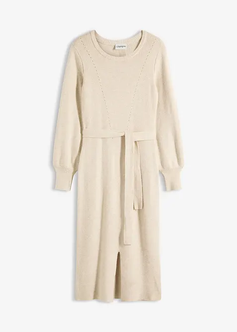 Gebreide jurk van soepele viscose, bonprix