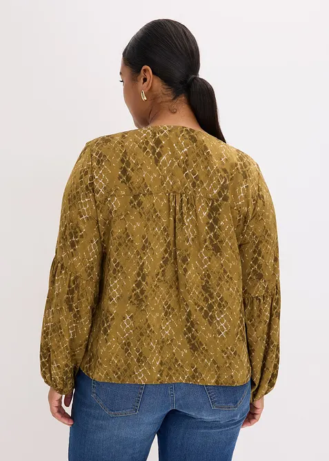 Blouse van elegant satijn, bonprix