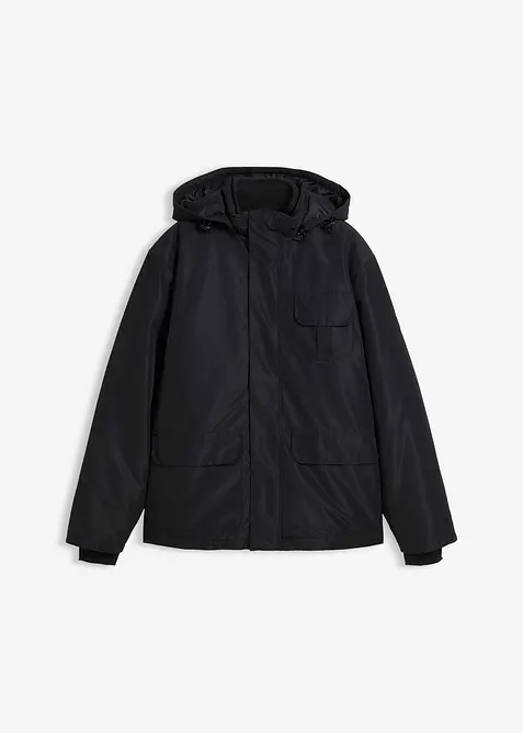 3-in-1 winterparka met uitneembare fleece binnenjas, bonprix