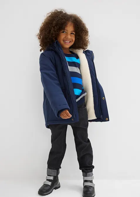 Waterafstotende winterjas met teddy voering, bonprix