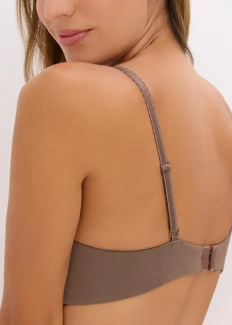 Bh met beugels van tweekleurig kant, bonprix