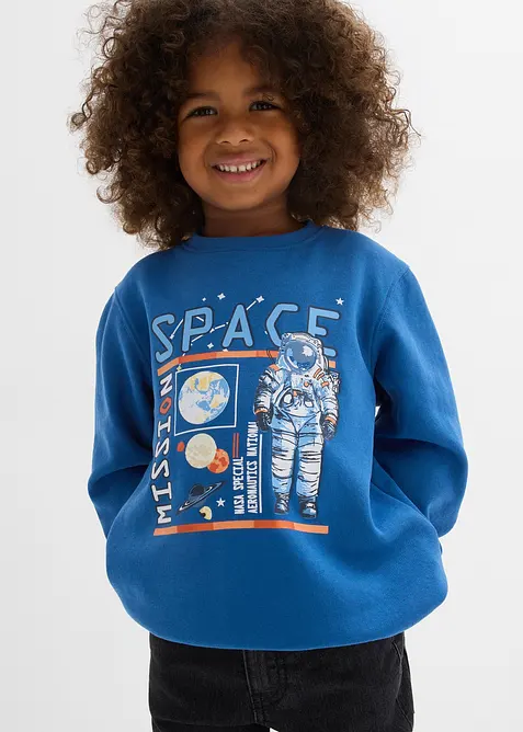 Sweater in een zachte katoenmix, bonprix