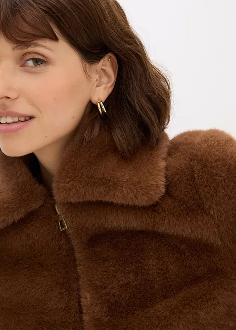 Jas van imitatiebont, bonprix