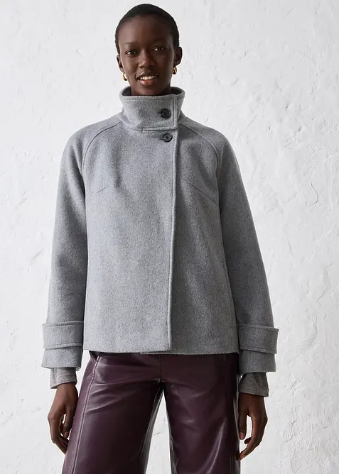 Jas met wol, bonprix