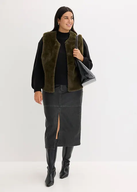 Gilet van imitatiebont, bonprix