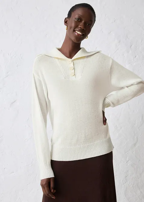 Schipperstrui van merinowol, bonprix