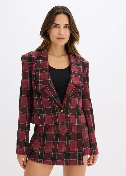 Korte blazer met sierknop, bonprix