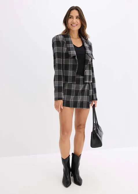 Korte blazer met sierknop, bonprix