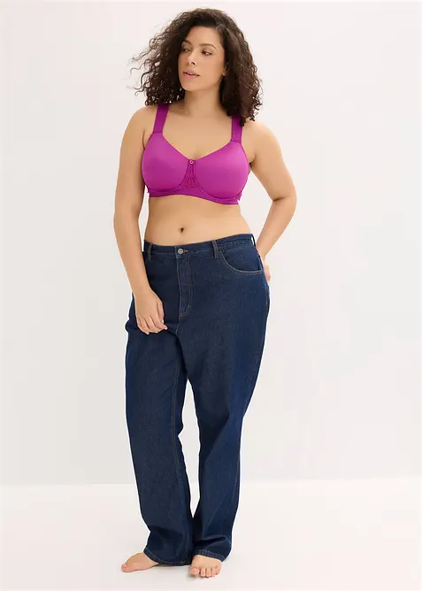 Voorgevormde bh zonder beugels met gewatteerde bandjes, bonprix