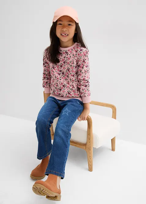 Sweater van biologisch katoen (set van 2), bonprix