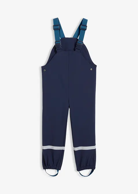 Waterafstotende thermische softshell regenbroek met bretels, bonprix