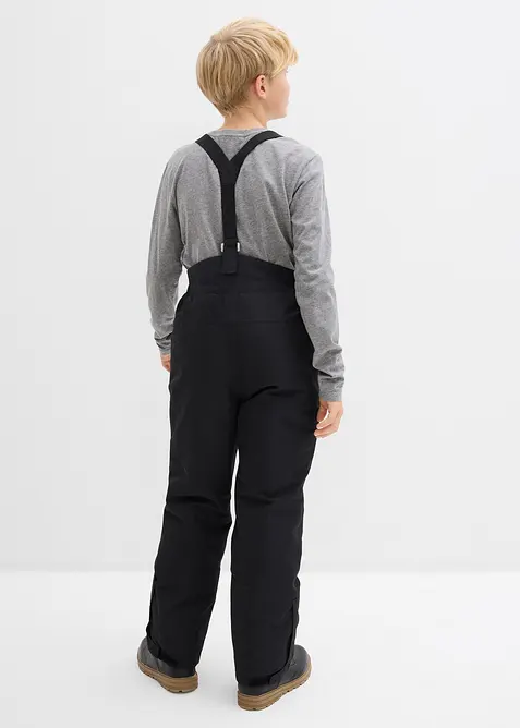 Waterdichte skibroek met bretels en reflecterende details, bonprix
