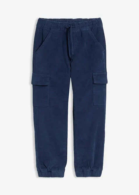 Thermo cargo-broek van corduroy met jersey voering, regular fit, bonprix