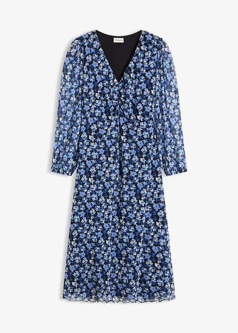 Midi jurk van mesh, bonprix