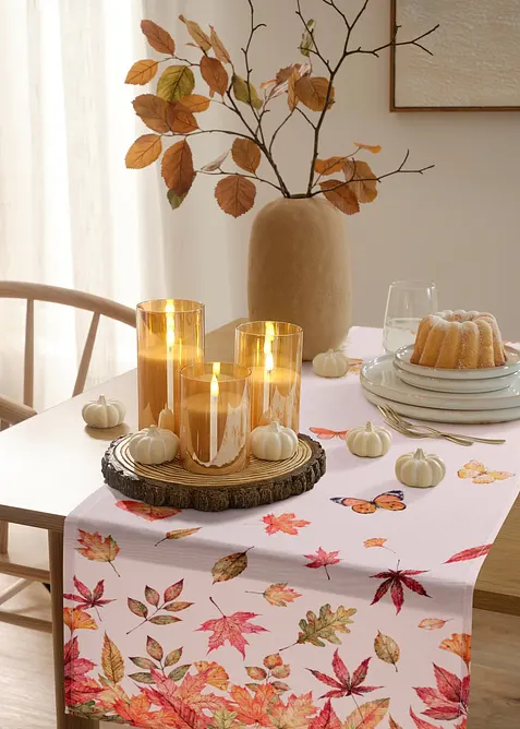 Tafelloper met herfstdessin, bonprix