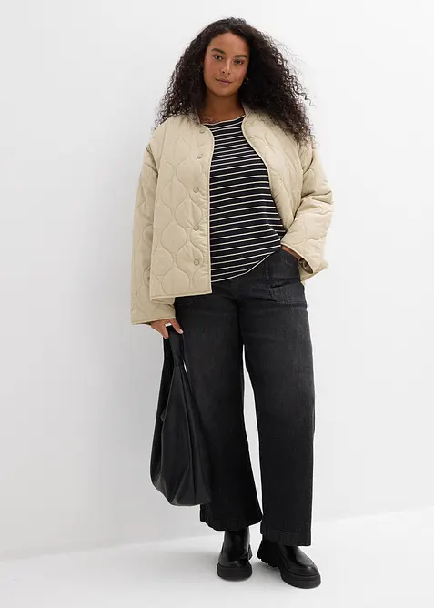 Oversized sweater van puur katoen, bonprix