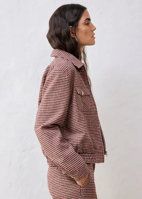 Bomber van een zachte wolmix, bonprix