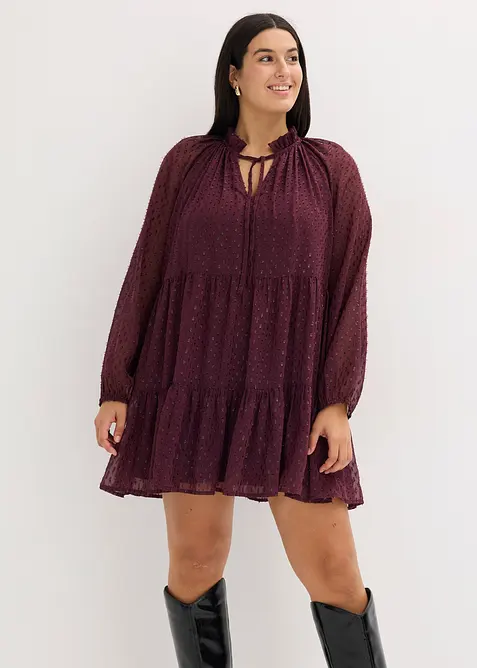 Tuniekjurk met glittereffect, bonprix