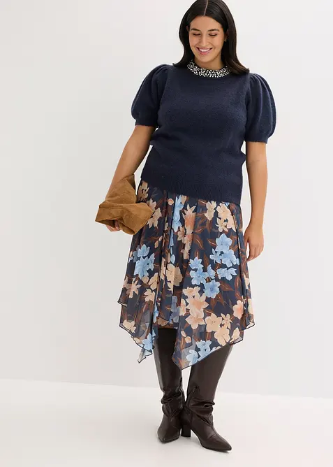 Trui met strass applicatie, bonprix