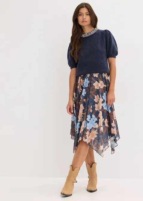 Trui met strass applicatie, bonprix