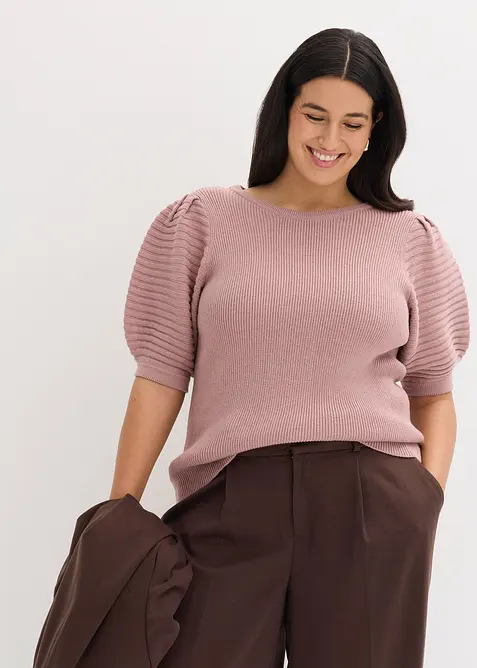 Trui met pofmouwen, bonprix