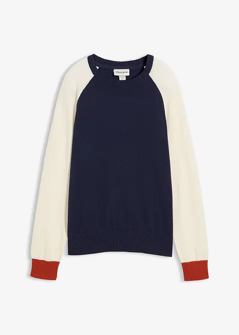 Fijngebreide raglantrui, bonprix