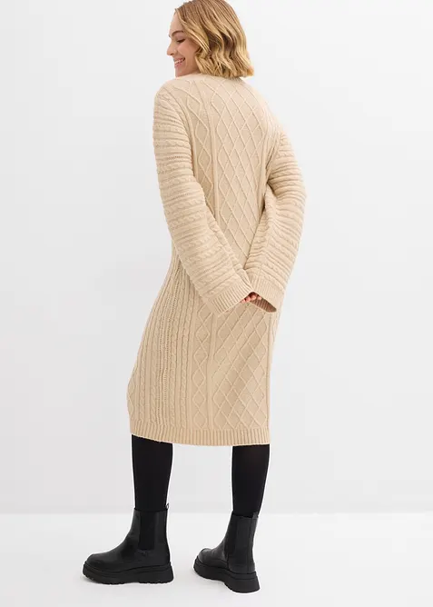 Gebreide midi jurk, bonprix