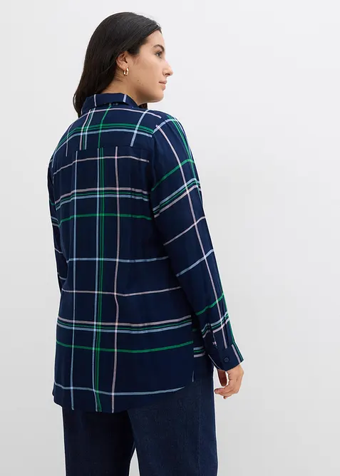 Lange blouse van soepele viscose, bonprix