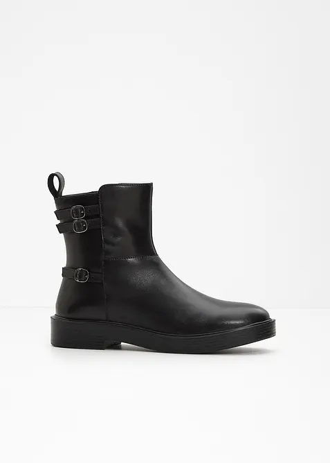 Boots van leer, bonprix