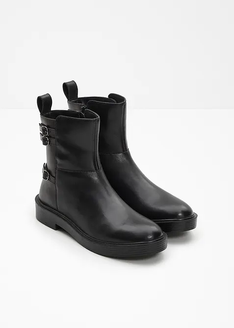 Boots van leer, bonprix