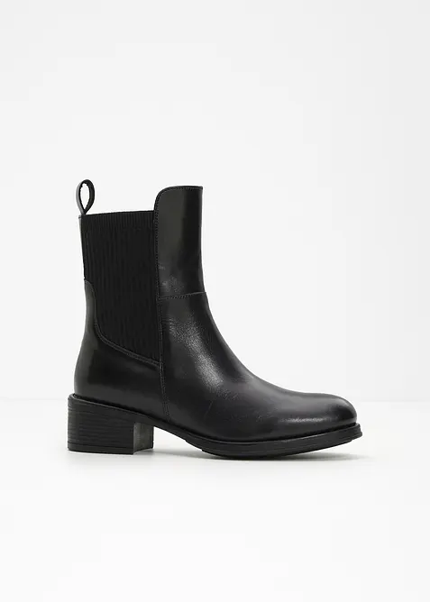 Boots van leer, bonprix
