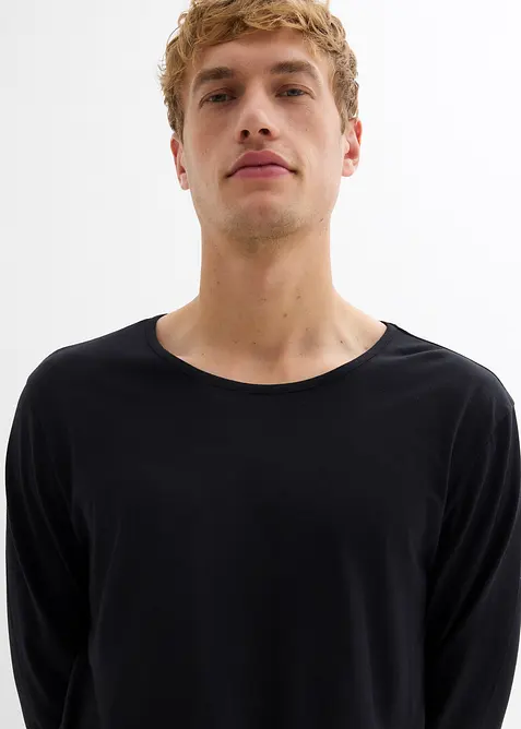 Pyjama van katoen met lange mouwen, bonprix