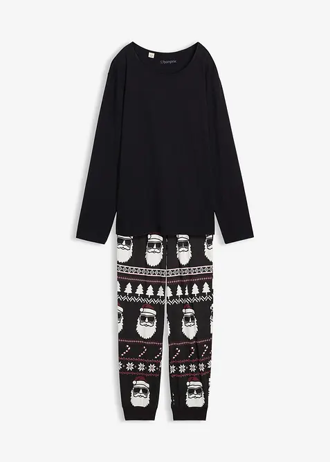 Pyjama van katoen met lange mouwen, bonprix