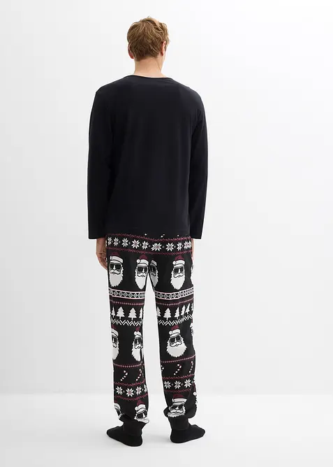 Pyjama van katoen met lange mouwen, bonprix