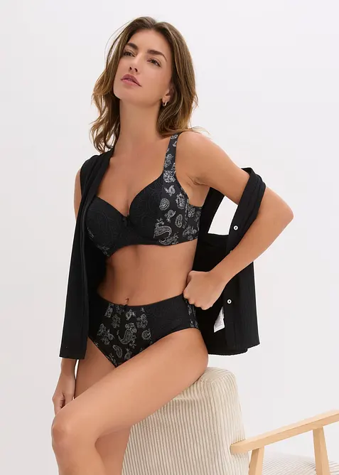 Maxislip met sierlijk kant (set van 2), bonprix