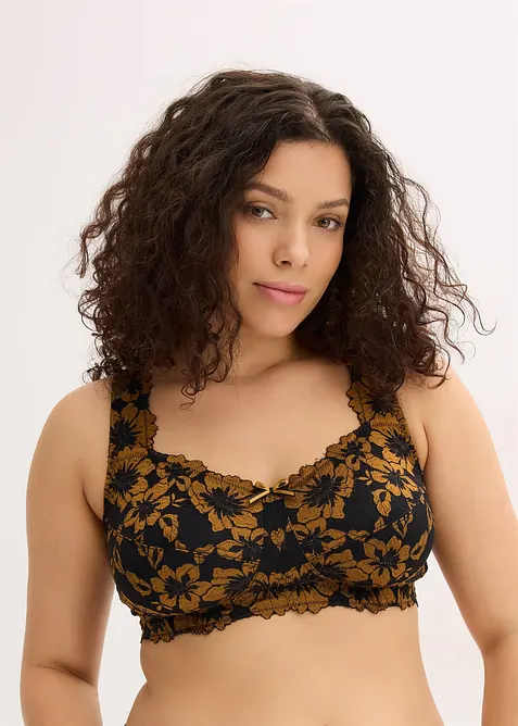 Steun bh zonder beugels met gewatteerde bandjes, bonprix