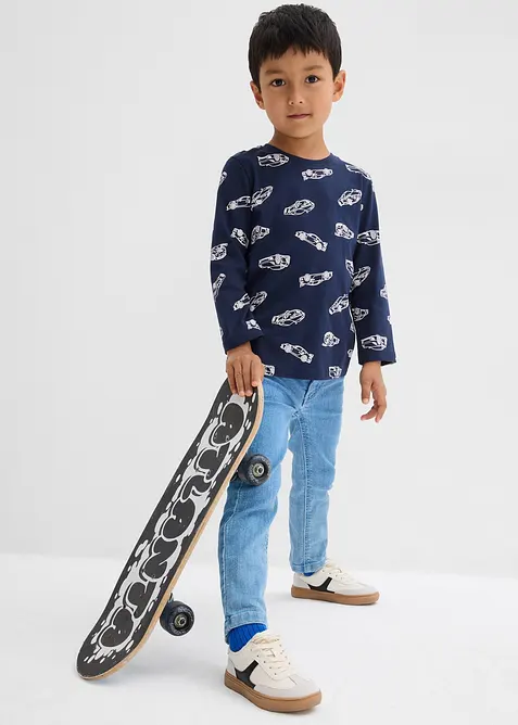 Longsleeve met biologisch katoen (set van 2), bonprix