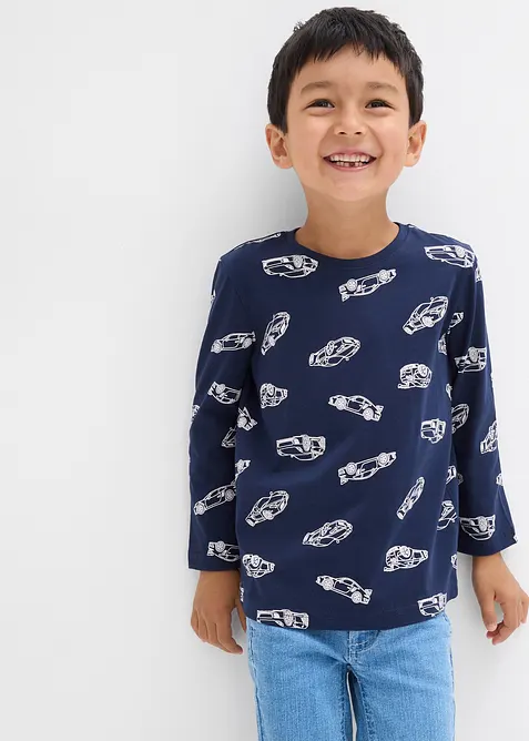 Longsleeve met biologisch katoen (set van 2), bonprix