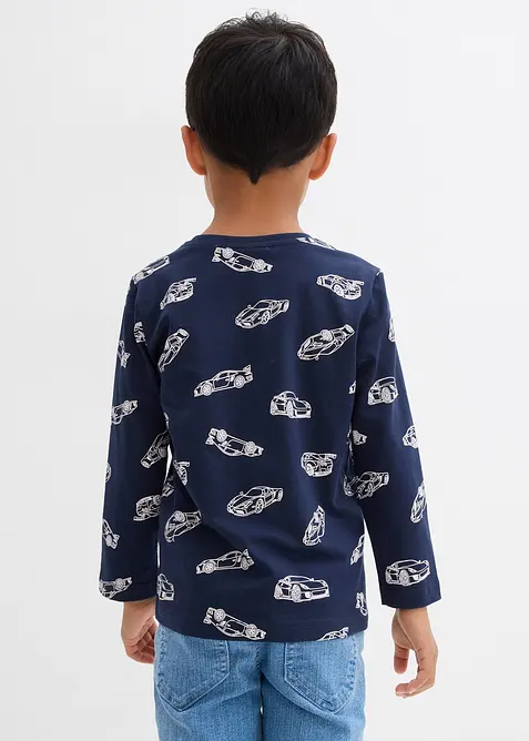 Longsleeve met biologisch katoen (set van 2), bonprix