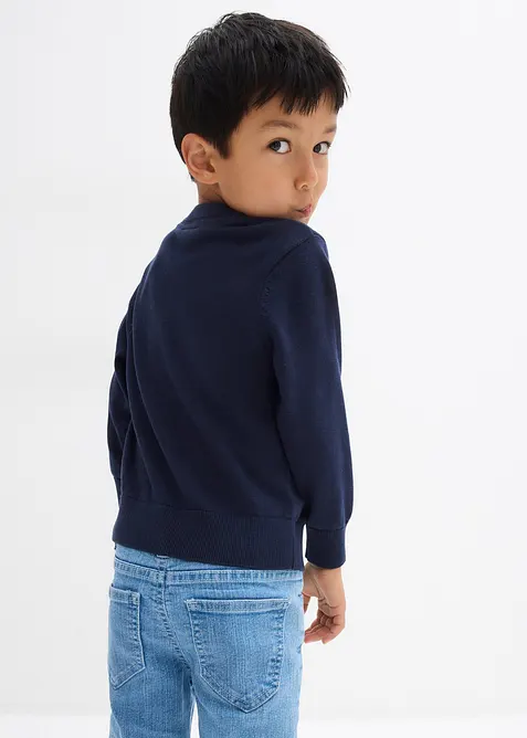 Fijngebreide trui van katoen, bonprix