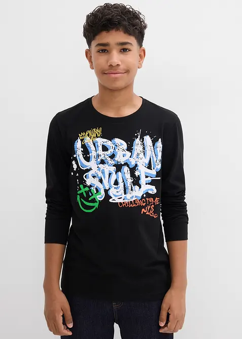 Longsleeve van biologisch katoen, bonprix