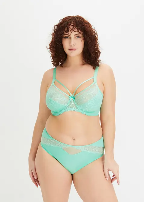 Maxislip met sierlijk kant, bonprix