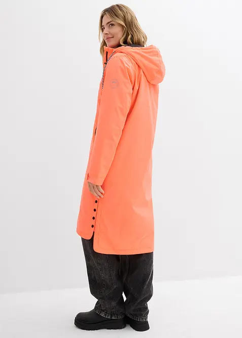 Waterdichte, lange regenjas in midilengte, bonprix