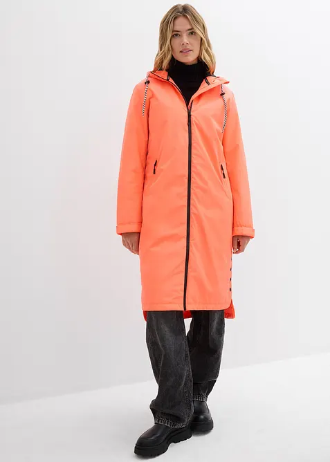 Waterdichte, lange regenjas in midilengte, bonprix