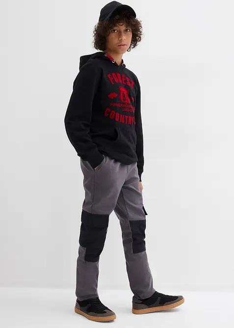 Softshell cargobroek, in de breedte verstelbaar, bonprix