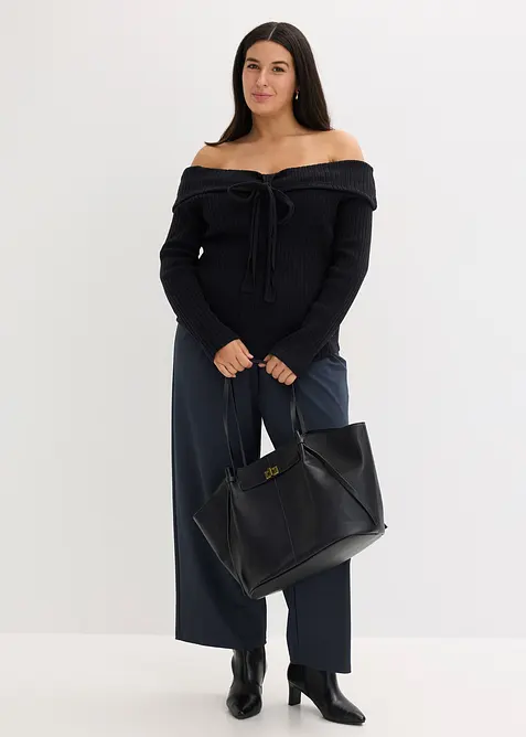 Fijn gebreide trui, bonprix